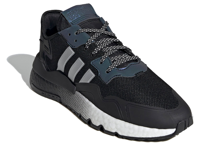 Мужские кроссовки adidas Originals Nite Jogger (черно-сине-белые) — фото 3