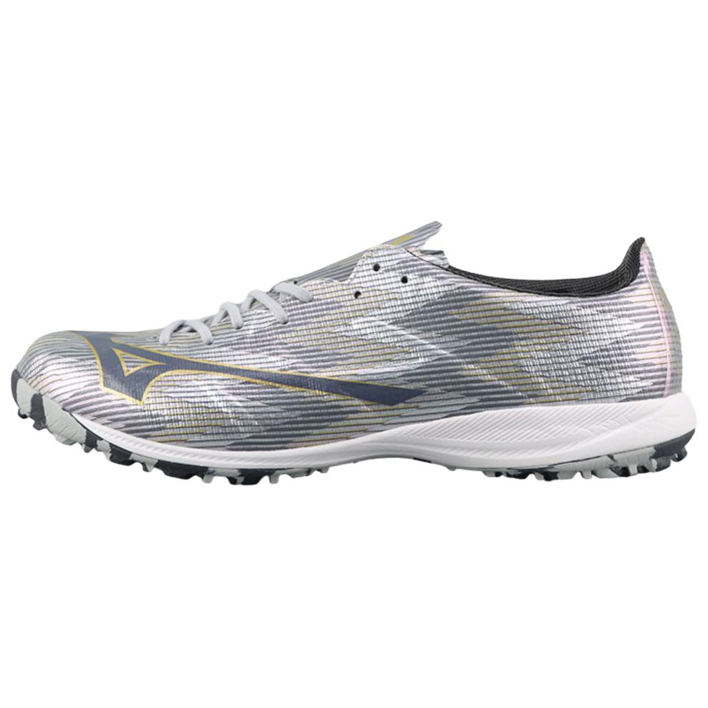 Mizuno Alpha 2 TF Turf Natural Grass Slip Resistant, Abrasion Resistant, Breathable, Rebound Soccer Shoes Men’s Silver