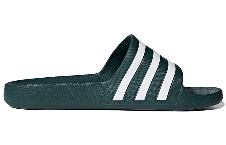 Шлепанцы adidas Adilette Aqua (зелено-белые) — фото 2