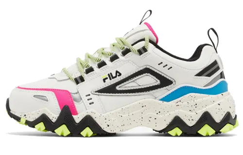 FILA Oakmont Textile, Synthetic Leather, Leather Low top Casual Shoes Women's White