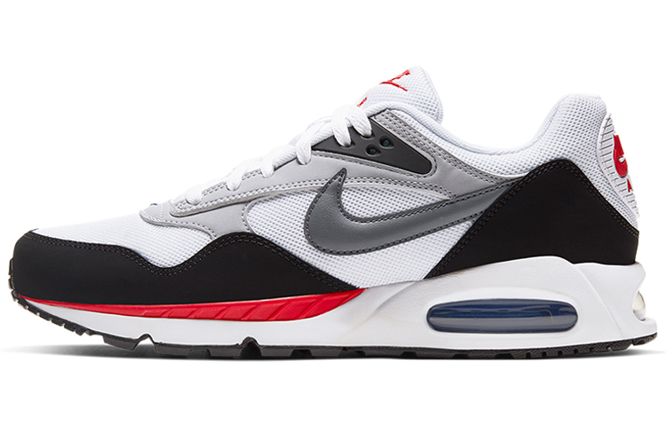 Nike Air Max Correlate Fashion Color Block Low Top Life Casual Shoes Men's White Gray Red