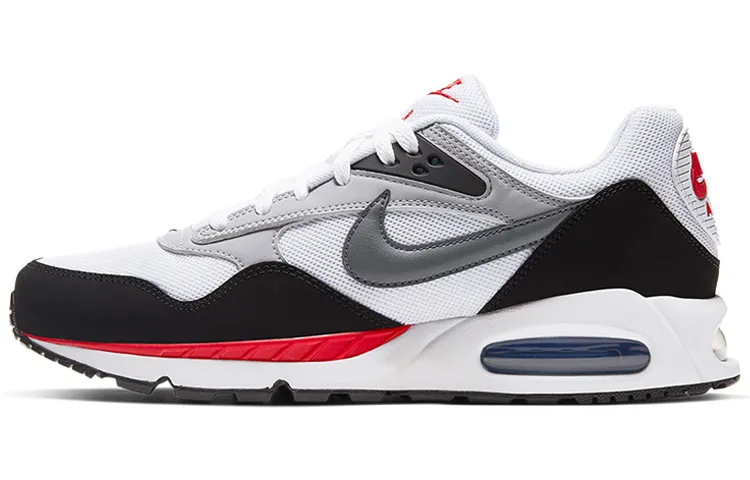 Nike Air Max Correlate Abrasion Resistant Breathable Low top Casual Shoes Men's White Gray Red