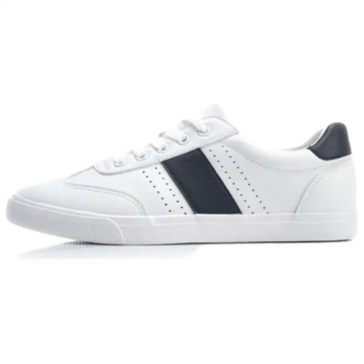 Li Ning Vulc Lite Trendy Non slip Lightweight Low top Casual Shoes Men's Iris Blue