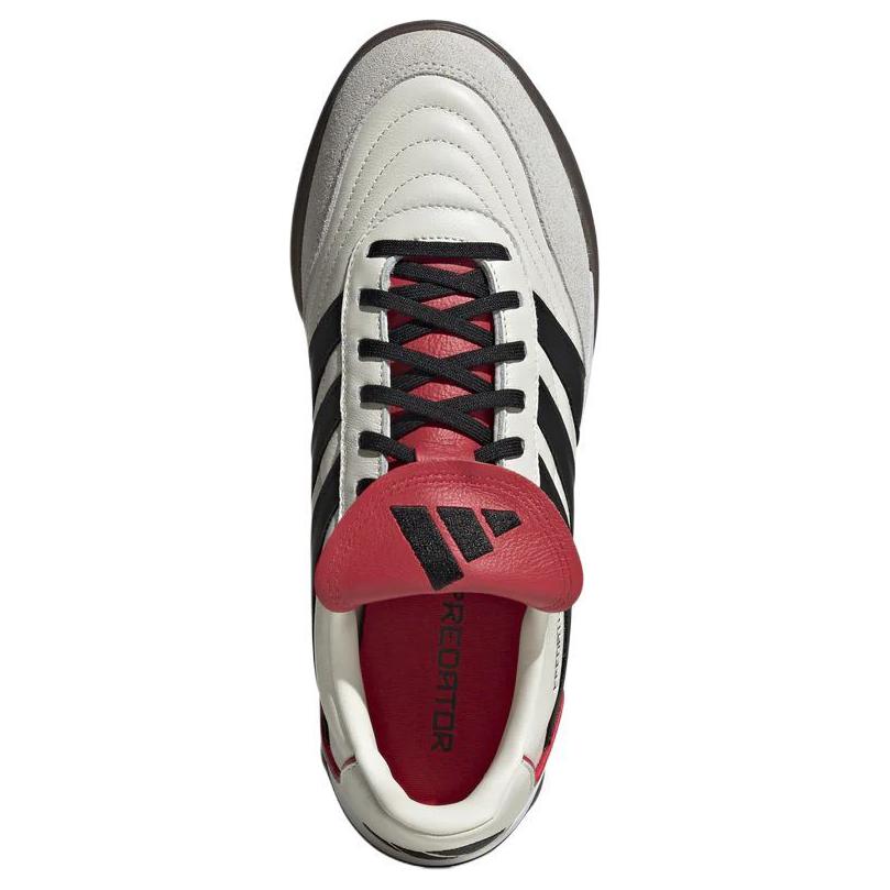 Adidas Slip Resistant Abrasion Resistant Soccer Shoes Men’s White Black