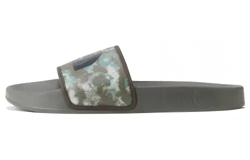 THE NORTH FACE Base Camp Slides Iii 'Military Olive Stippled Camo Print Tnf Black'