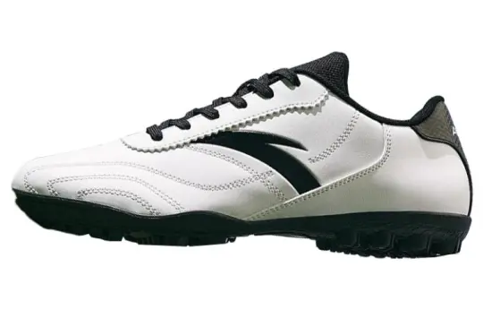 Anta TF Turf Artificial Turf Slip Resistant Soccer Shoes Men's White Black