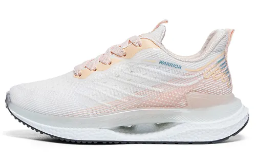 Warrior student mesh sneakers, fabric, trendy and versatile, comfortable soft-soled shoes, wear-resistant, breathable and lightweight, low-top, lifestyle shoes, women's rice noodles