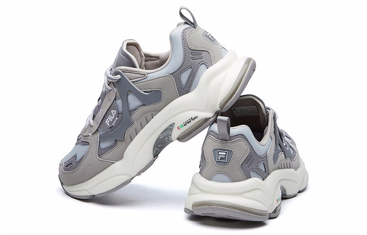 Мужские кроссовки Fila FUSION RJV (серые) — 日岩灰/鸽子灰 — фото 5