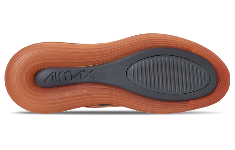 Мужские кроссовки Nike Air Max 720 "Fuel Orange" (черно-оранжевые) — Чёрный / оранжевый — фото 4