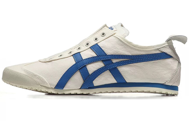 Слипоны Onitsuka Tiger MEXICO 66 (бело-синие)
