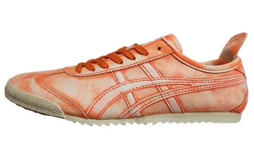 Onitsuka Tiger MEXICO 66 Deluxe Cushioning Slip Resistant Abrasion Resistant Low top Casual Shoes Unisex Orange