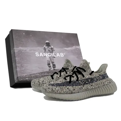 Adidas Originals Yeezy Boost 350 V2 Abrasion Resistant Breathable Low top Casual Shoes Unisex Gray