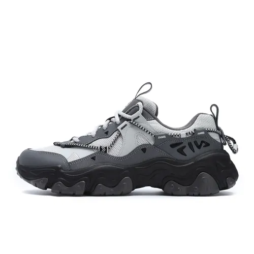 FILA FLUID 5 Slip Resistant Abrasion Resistant Low top Casual Shoes Men's Gray