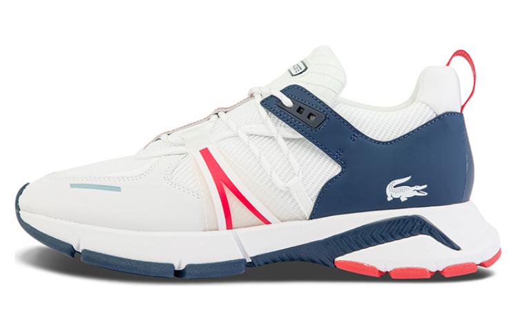 LACOSTE Low top Casual Shoes Men's White Blue