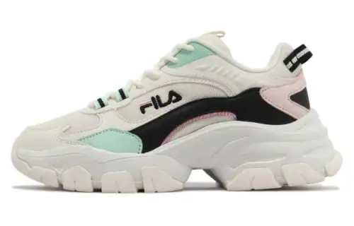 FILA Cushioning, Wear Resistant Low top Casual Shoes Women's White Green