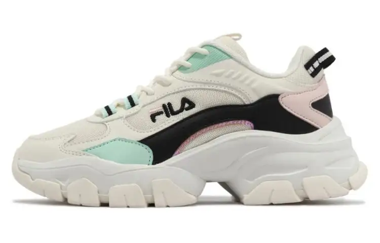 FILA Cushioning, Wear Resistant Low top Casual Shoes Women's White Green