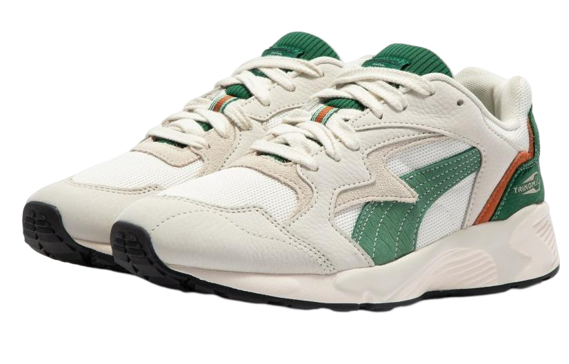 Кроссовки PUMA Prevail FG (белый / зеленый) — Белый / зелёный — фото 3