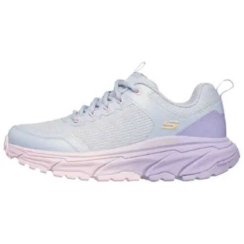 Skechers D'LUX JOURNEY Abrasion Resistant Low top Casual Shoes Women's Gray Purple