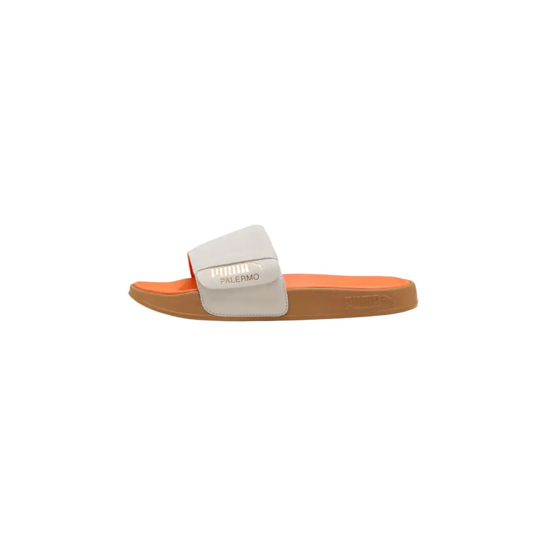 PUMA Leadcat 2.0 Slip Resistant Slide Slippers Unisex White Orange