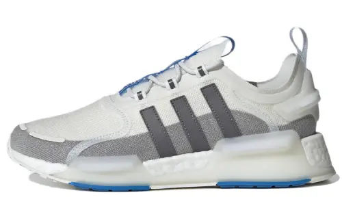 Adidas Originals NMD_V3 Lightweight, Wear resistant, And Non slip Low top Sports Casual Shoes Gray Blue