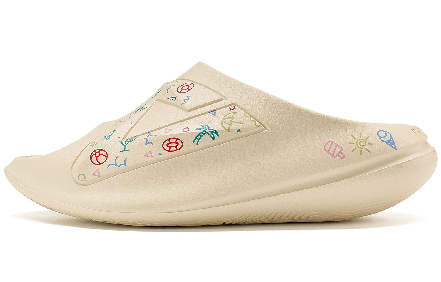 PEAK Statistic Sandals Slide Slippers Women's Bean Khaki