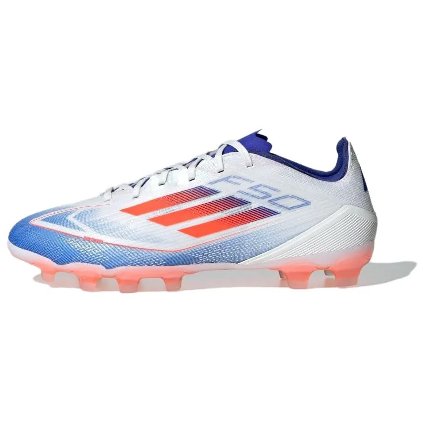 Adidas F50 PRO AG Artificial Ground HG Hard Ground Artificial Turf Soccer Shoes Men's White Red Blue