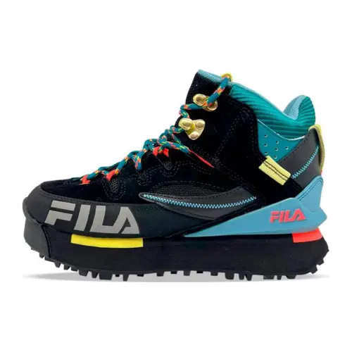 FILA Renno Cushioning, Wear Resistant Low top Casual Shoes Women's Blue Black