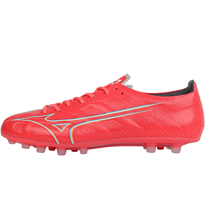 Mizuno Alpha AG Artificial Ground Slip Resistant Abrasion Resistant Soccer Shoes Men's Red