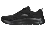 Skechers Go Walk Fle Alani Wide Comfortable Low top Sports Casual Shoes Women's Black Wide Fit