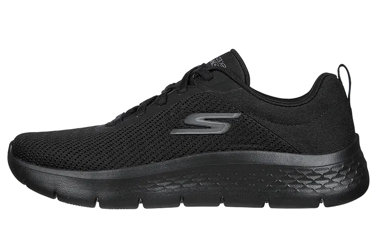 Skechers Go Walk Fle Alani Wide Comfortable Low top Sports Casual Shoes Women's Black Wide Fit