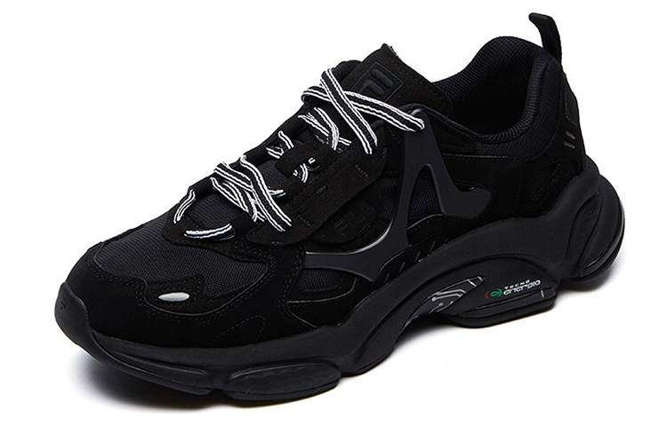 Мужские кроссовки Fila FUSION RJV (черные) — Чёрный — фото 2