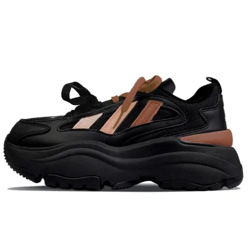 Adidas Originals OZGAIA Slip Resistant Low top Casual Shoes Women's Black Brown