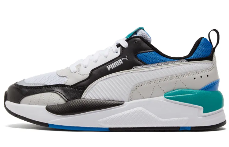 PUMA X Ray 2 Cushioning Abrasion Resistant Cushioning, Wear Resistant Low top Casual Shoes Unisex White Black Green