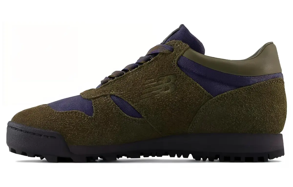 New Balance Rainier Suede Cushioning Low top Casual Shoes Unisex Green Blue
