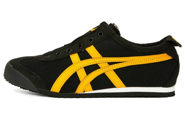 Onitsuka Tiger Mexico 66 Slip On Black Tiger Yellow