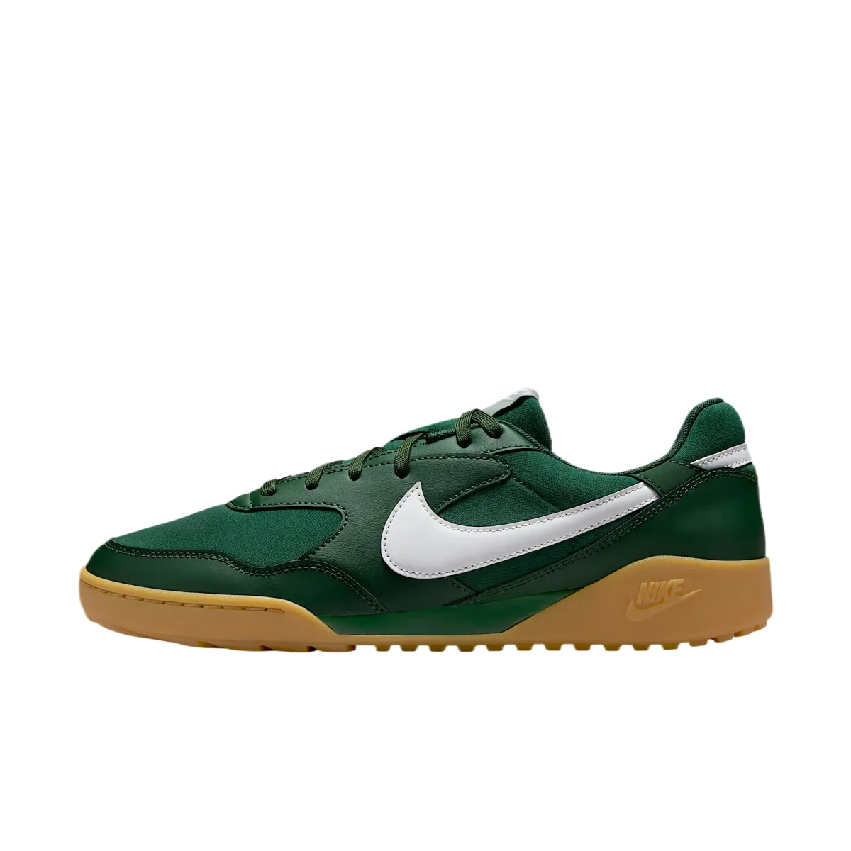 Nike Terra Manta Textile, Artificial Leather Low top Casual Shoes Men's Green