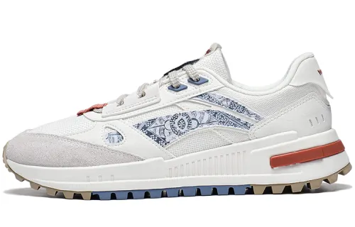 Li Ning Riding The Wind 2.0 Textile, Synthetic Leather Color Block Slip Resistant Abrasion Resistant