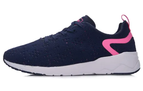 Li Ning Heather Casual Shoes Women's Low Top Blue/Pink