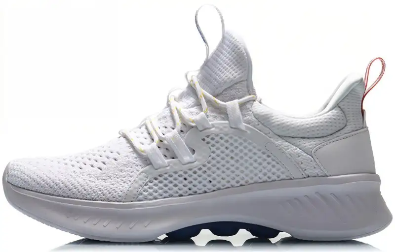 Li Ning EazGo Lightweight Low top Casual Shoes Unisex Standard White