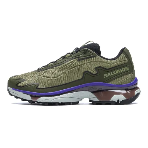 SALOMON XT SLATE Cushioning Abrasion Resistant Slip Resistant Low top Running Shoes Unisex Agave Green