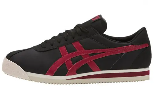 Onitsuka Tiger Corsair Comfortable Cushioning Low top Casual Shoes Unisex Black Red