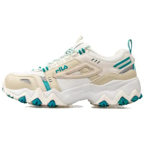 FILA FUSION Fila Fellow Running Shoes Brown/White/Green Women's