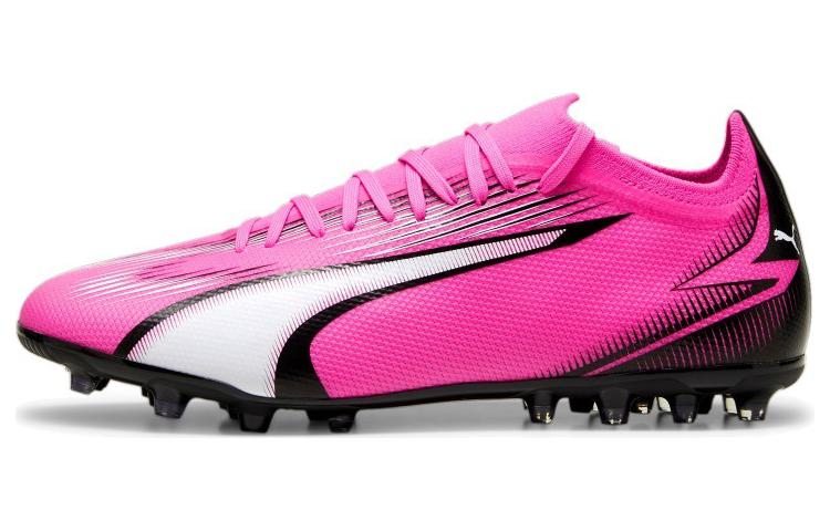 Мужские бутсы PUMA PUMA Ultra Match MG (розово-черно-белые)