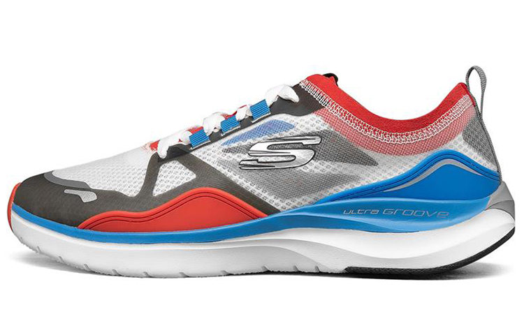 Skechers Ultra Groove Low top Casual Shoes Men's Red Black