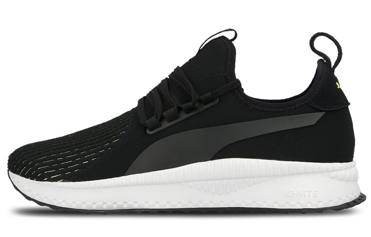 PUMA Tsugi Casual Shoes Men's Low Top Black/Yellow/White