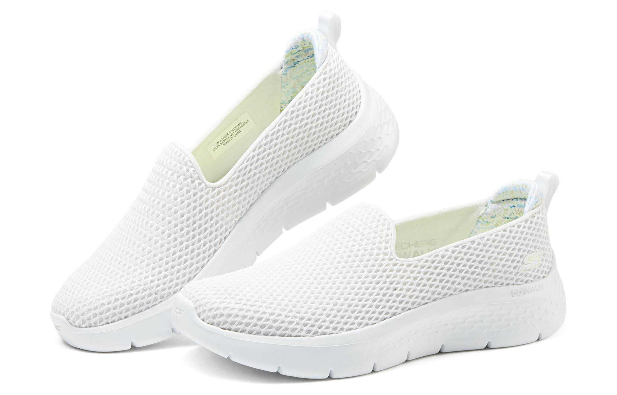 Skechers Cushioning Abrasion Resistant Cushioning, Wear Resistant Low top Casual Shoes Women’s White