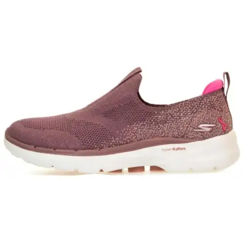 Skechers Go Walk 6 Breathable Low top Casual Shoes Women's Rose Pink