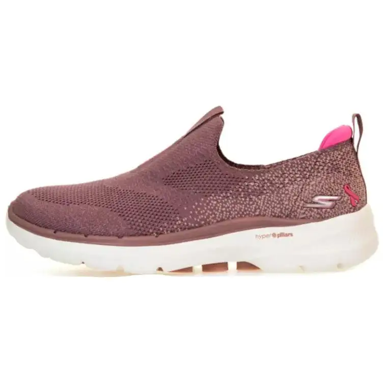 Skechers Go Walk 6 Breathable Low top Casual Shoes Women's Rose Pink