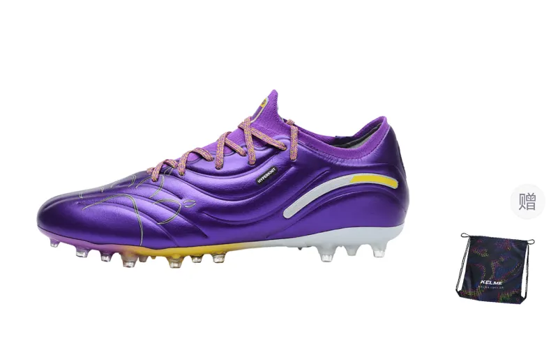 KELME Master 2.0 Year of the Snake Limited Edition Mamba Game Training MG (Glue Short Nails) Shock Absorbing Anti-Slip Wear-Resistant Support Football Shoes Unisex Purple