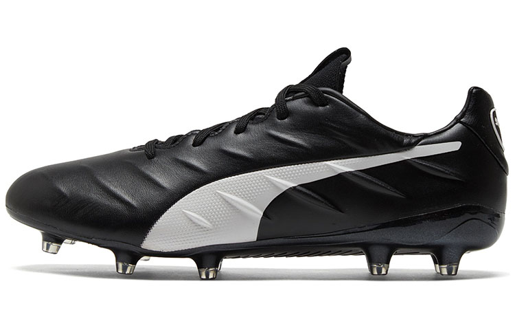 Мужские бутсы PUMA King FG/AG (черно-белые)